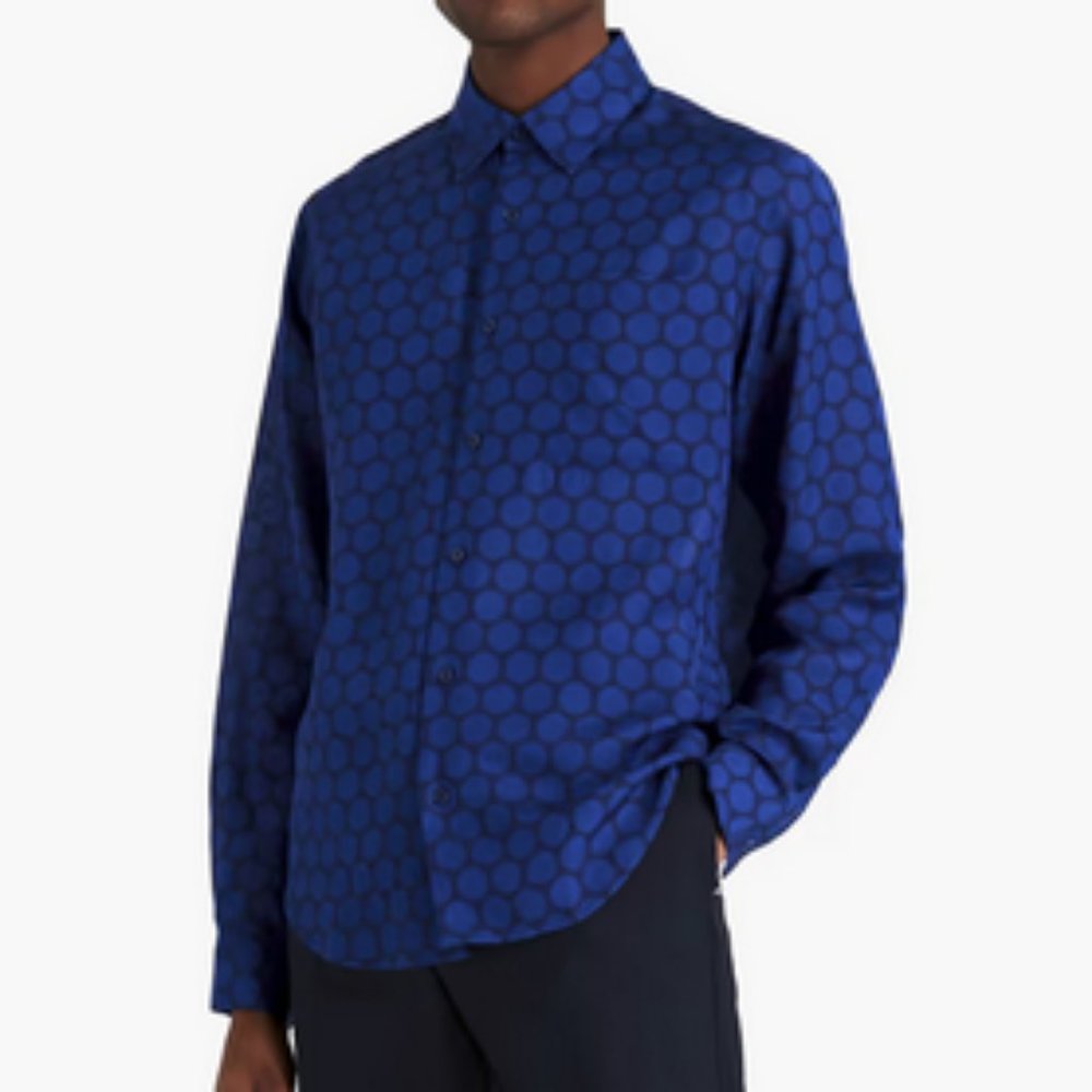 NWT Sandro polka dot shirt